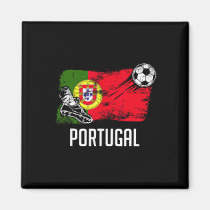 Portugal Flagge Trikot Portugiesische Fußballmanns Magnet