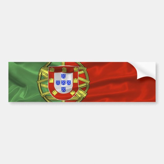 Portugal-Flaggen-Autoaufkleber Autoaufkleber (Vorne)