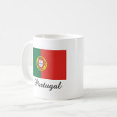 Portugal-Flaggen-Entwurf Kaffeetasse (Vorderseite Links)