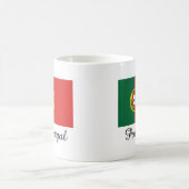 Portugal-Flaggen-Entwurf Kaffeetasse (Mittel)