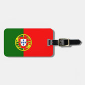 Portugal-Flaggen-Gepäckanhänger Gepäckanhänger (Vorderseite horizontal)
