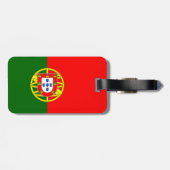 Portugal-Flaggen-Gepäckanhänger Gepäckanhänger (Rückseite horizontal)