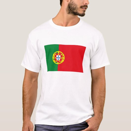 Portugal-Flaggen-T - Shirt (Vorderseite)