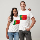 Portugal-Flaggen-T - Shirt (Unisex)