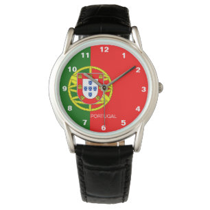Portugal-Flaggen-Uhr Armbanduhr