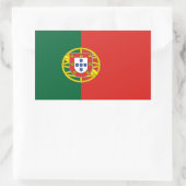 Portugal Flaggenaufkleber Rechteckiger Aufkleber (Tasche)