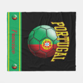 Portugal - Flaggenball-Ball | Name Fleecedecke (Vorderseite (Horizontal))