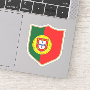 Portugal Flaggenemblem Patriotic Travel Aufkleber