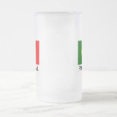 Portugal-Flaggenkundenspezifische Glasbier Mattglas Bierglas (Mittel)