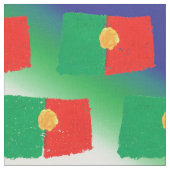 Portugal-Flaggenmuster Stoff (Nahaufnahme)