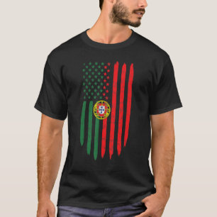 Portugal Flaggenstaat Portugiesische Vater Mama Er T-Shirt