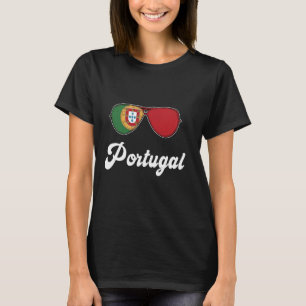 Portugal Flaggenstaat Stolz Sonnenbrille Pride Por T-Shirt