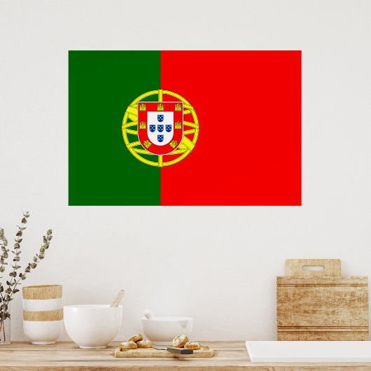 Portugal flagprint, Value Poster Paper (Matte) (Küche)