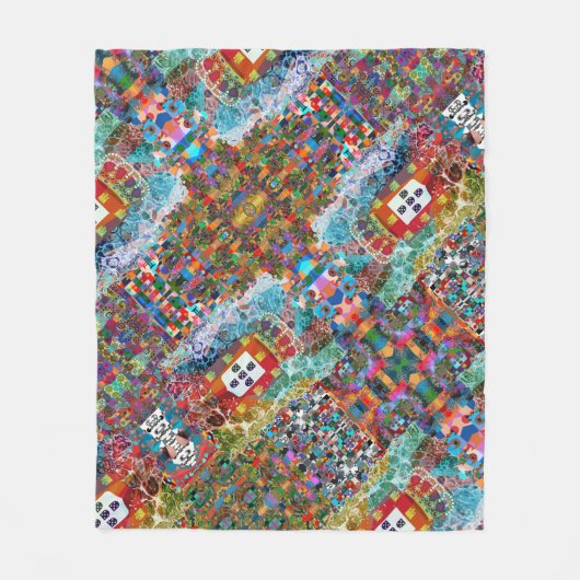 ,Portugal Fleecedecke (Vorderseite)