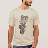 Portugal Floral Mandala Silhouette T-Shirt (Vorderseite)