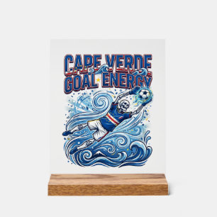 Portugal Fußball 2026 Fußball Fett Land Typographi Acrylschild