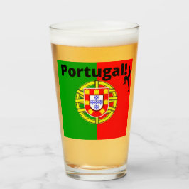 Portugal Fußball Glas