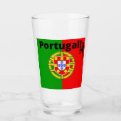 Portugal Fußball Glas (Vorderseite)
