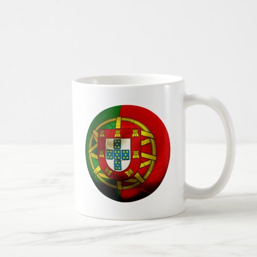 Portugal-Fußball Kaffeetasse (Rechts)