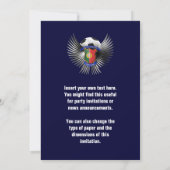 Portugal-Fußball-Meister Einladung (Rückseite)