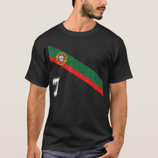 Portugal Fußball Nr. 7 Portugese Fußball Sports T-Shirt