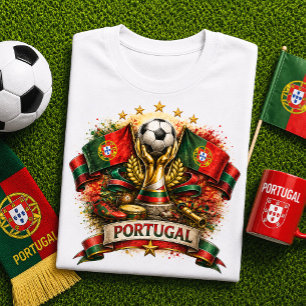Portugal Fußball Portugiesische Fußballweltmeister T-Shirt