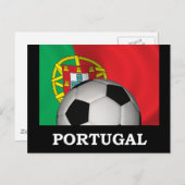 Portugal Fußball Postkarte (Vorne/Hinten)