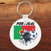 Portugal Fußball Swag Schlüsselanhänger (Vorderseite)