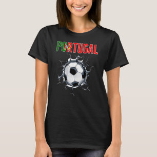Portugal Fußballfans - Portugiesischer Fußball in  T-Shirt
