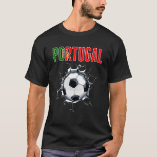 Portugal Fußballfans - Portugiesischer Fußball in  T-Shirt