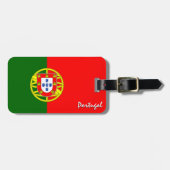 Portugal Gepäckmarken, patriotische portugiesische Gepäckanhänger (Vorderseite horizontal)