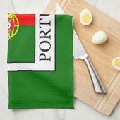 Portugal Geschirrtuch (Viertel Falte)