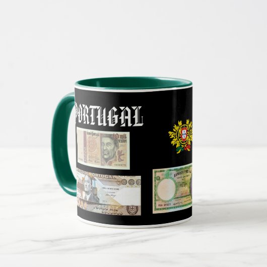 Portugal Historische Geld-Tasse Tasse (Vorderseite Links)