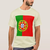Portugal Hochwertige Flagge T-Shirt (Vorderseite)
