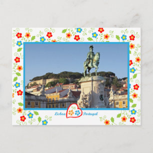 Portugal in Fotos - Terreiro do Paço Postkarte