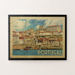 Portugal Jigsaw Puzzle Vintage Travel<br><div class="desc">Portugal Design im Vintage Travel Stil mit einer schönen Ozeanszene von Madeira.</div>