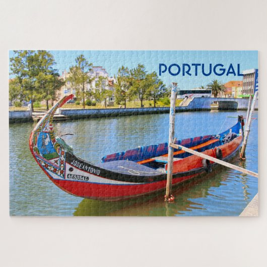 Portugal: Kanalboot Aveiro Puzzle (Horizontal)