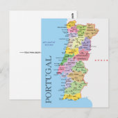 Portugal Karte (Vorne/Hinten)