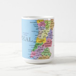 Portugal Karte Kaffeetasse