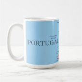 Portugal Karte Kaffeetasse (Links)