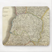 Portugal Karte Mousepad (Vorne)