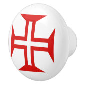 Portugal-Landkreuz-Flaggensymbol Keramikknauf (Rechts)