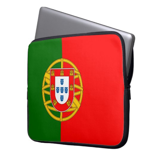 Portugal Laptopschutzhülle (Vorderseite Links)