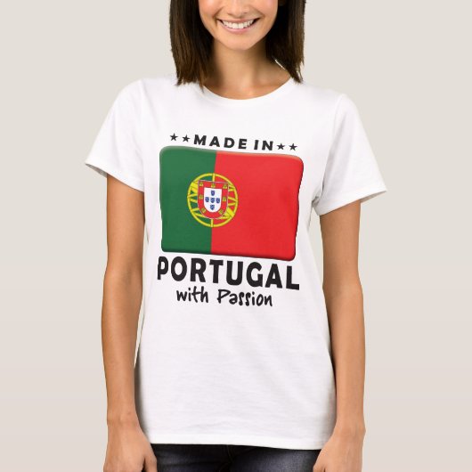 Portugal-Leidenschaft T-Shirt (Vorderseite)