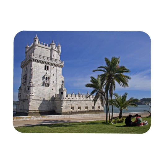 Portugal, Lissabon. Belem Tower, eine UNESCO-Welt Magnet (Horizontal)
