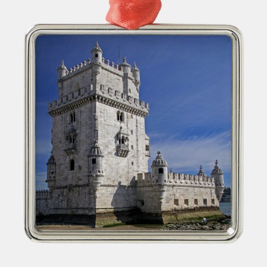 Portugal, Lissabon. Belem Tower, eine UNESCO-Welt Ornament Aus Metall (Vorne)