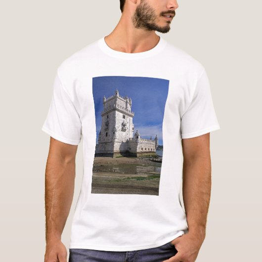 Portugal, Lissabon. Belem Tower, eine UNESCO-Welt T-Shirt (Vorderseite)