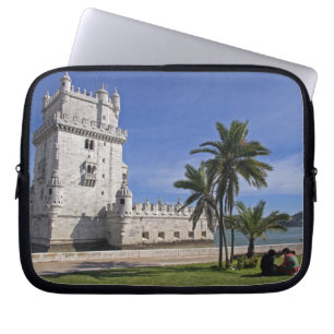 Portugal, Lissabon. Belem-Turm, ein UNESCO-Welterb Laptopschutzhülle