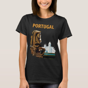 Portugal Lissabon Belem-Turm Golden Reise T-Shirt