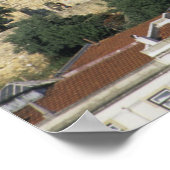 Portugal, Lissabon. Castelo de Sao Jorge. Poster (Ecke)